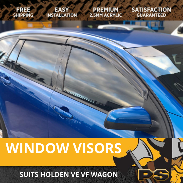 Weathershields Weather Shield Door Window Visor suit Holden VE VF Wagon