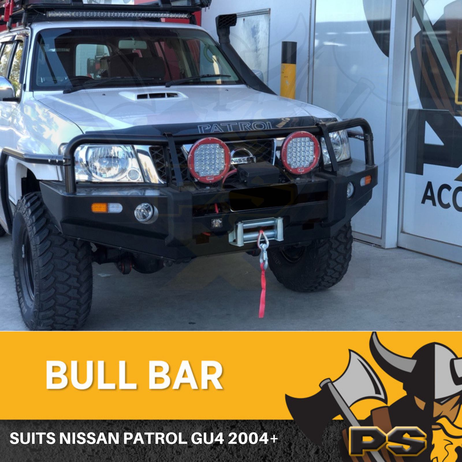 nissan safari bull bar