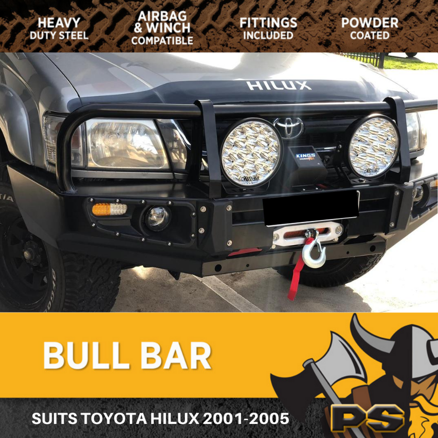 Ps4x4 Heavy Duty Bull Bar To Suit Toyota Hilux 2011 2015 Face Lift