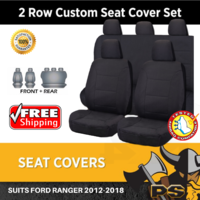Ford Ranger 2012-2018 Canvas Seat Covers Tailor Made Front + Rear