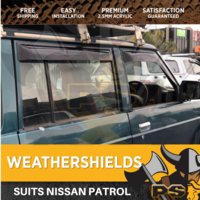 Nissan Patrol GQ Weather Shields Window Visors Superior Weathershields