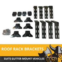 8 Roof Rack Brackets Universal for rain gutter mounts 8 INCH 4x4 4WD