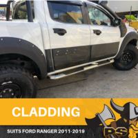 Door Body Molding Cladding Trim to suit Ford Ranger PX MK2 PX3 2011 - 2019