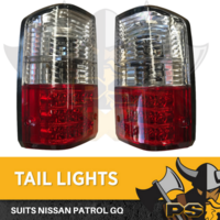 CLear LED Tail lights for Nissan Patrol GQ 1988-1997 Series 1 2