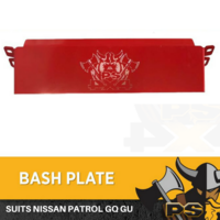 Red Bash Plate Steering Guard Fit for Nissan GQ GU Patrol 4mm PREMIUM QUALITY