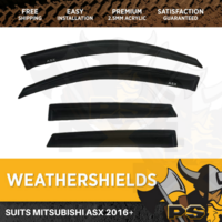 Weathershields Weather Shields Window Visor to suit Mitsubishi ASX XC 2016+ 