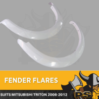 Fender Flares suit Mitsubishi Triton 2006-2014 WHITE MN ML Wheel Arch Front 2