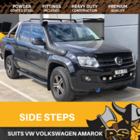 Steel Side Steps for Volkswagen Amarok 2010-2020 Running Boards Sidesteps 