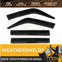 Superior Weathershields to suit Toyota Landcruiser 90 Series Window Visors