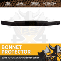 Bonnet Protector to suit Toyota Landcruiser 80 Series Tinted Guard