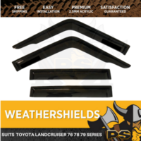 Superior Weathershields suit Toyota Landcruiser 70 76 78 79 Series Window Visors