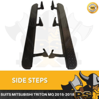 Steel Side Steps Rock Sliders to suit Mitsubishi Triton MQ MR 2015-2022