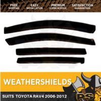 Superior Weathershields to suit Toyota RAV4 2006-2012 Window Visors Guards