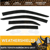Weathershields to suit Toyota Aurion 2012-2017 Series Window Door Visors