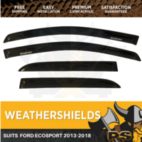 Superior Weathershields for Ford Eco Sport 2013-2018 Window Door Visors Tinted