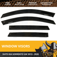 Weathershields for Kia Sorento 2015 - 2020 UM Window Visors Weather Shields