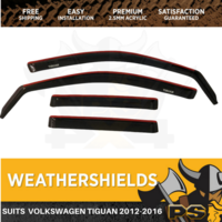 Superior Weathershields for Volkswagen Tiguan 2007-2016 Window Visors