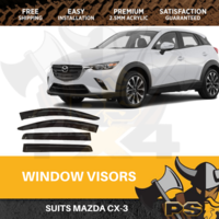 Superior Weathershields to suit Mazda CX-3 CX3 2015-2018 Window Visors