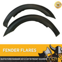 Ford Ranger Flares 2011-2015 PX1 Fender Flares Black FRONT GUARDS ONLY