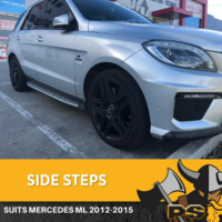 Aluminium Side Steps Running Board for Mercedes Benz W166 ML350 2012-2015 