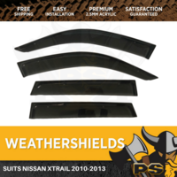 Superior Weathershields for Nissan Xtrail  2010-2013 Weather Shields Window Visors
