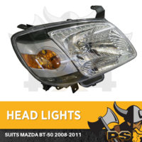 Right Side Headlight for Mazda BT-50 UN Single Cab/Freestyle/Dual Cab 2008-2011