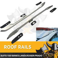 Black Roof Rails suit Toyota Landcruiser Land Cruiser Prado 150 Series 