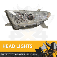 LHS Headlight to suit Toyota Kluger 10/2010-12/2013 Passenger Side