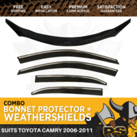 Bonnet Protector & Weathershields to suit Toyota Camry 2006-2011