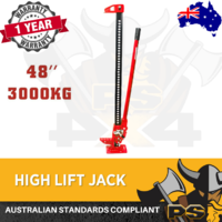 3000 KG Hi Lift High Farm Jack 48" inch Heavy Duty Recovery Lifter 4x4 4WD 