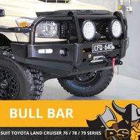63MM inch DELUXE BULL BAR SUITABLE FOR TOYOTA LANDCRUISER 76 79 78 SERIES Winch Compatible
