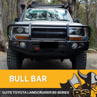 Bull Bar to suit Toyota Landcruiser 80 Series Heavy Duty Steel Winch Premium