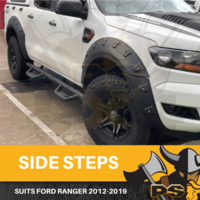 Matte Side Steps for Ford Ranger 2011-2019 Dual Cab Running Boards 
