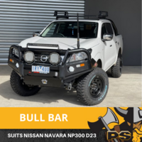 PS4X4 Deluxe Bull Bar to suit Nissan Navara NP300 D23 Steel Winch Compatible