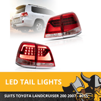 LED Tail lights Rear For VDJ UZJ 200 Series Toyota Land Cruiser 2015 +