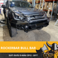 PS4X4 ROCKERBAR BULL BAR TO SUIT ISUZU D-MAX DMAX 2012 - 2017