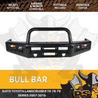 PS4X4 BULL BAR TO SUIT LAND CRUISER 76 78 79 SERIES ADR WINCH COMPATIBLE