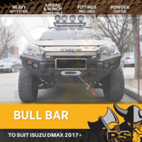 PS4X4 BULL BAR TO SUIT ISUZU DMAX 2017+ ADR APPROVE WINCH COMPATIBLE
