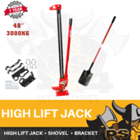 PS4X4 3000 KG Hi Lift High Farm Jack 48" inch Heavy Duty Recovery + Jack Bracket