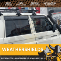 Ps4x4 Weather Shields Window Visors To Suit 76 Series Wagon 2007-2016