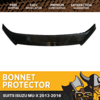 Bonnet Protector for Isuzu MU-X 2013 - 2016 Tinted Guard MUX