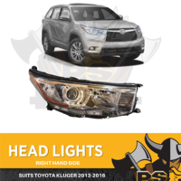 Right hand Light Headlights to suit Toyota Kluger 2013-2016 Head Lights Lamp Kit