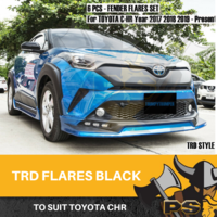 Fender Flares to suit Toyota CHR TRD Flares 6 piece