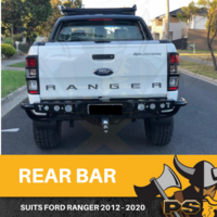 Rear Jack Tow Bar Bumper For Ford Ranger 2012-2021 Heavy Duty ADR Approved