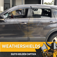 Weathershields for Holden Captiva 5 & 7 06-16 Weather Shields Window Visors 