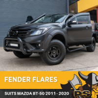 PS4X4 Black OEM Flares For Mazda BT50 BT-50 Fender Flares 2011-2020