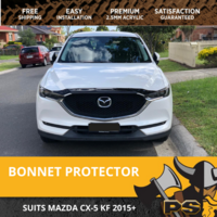 Tinted Bonnet Protector Guard for Mazda CX-5 CX5 CX 5 Kf 2017 - 2021