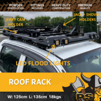 PS4X4 Steel Cage Roof Rack for Nissan Navara D22 Dual Cab Platform