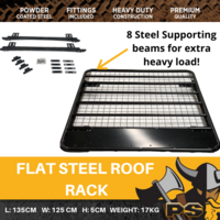 Steel Flat Roof Rack suitable for Isuzu D-max Dmax 2008 - 2011 