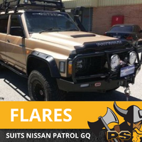 PS4X4 FRONT 2 piece JUNGLE FLARES SUIT FOR NISSAN PATROL GQ 1988 - 1998